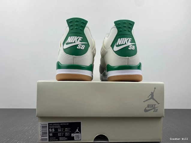 Comfortable Pine 819 Jordan DR5415- Retro 4 4775 SB Green 0613